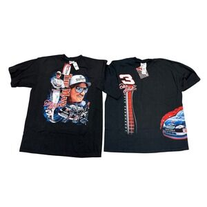 Dale Earnhardt The Man NASCAR Racing T Shirt Chase Authentics Lot of 2 Size XL